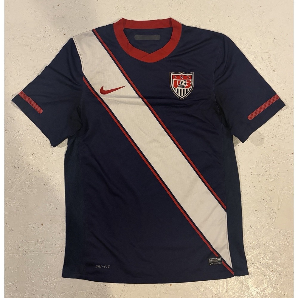 Nike USMNT Blue‎ Away Soccer Jersey Football Shirt 2010 World Cup Mens M